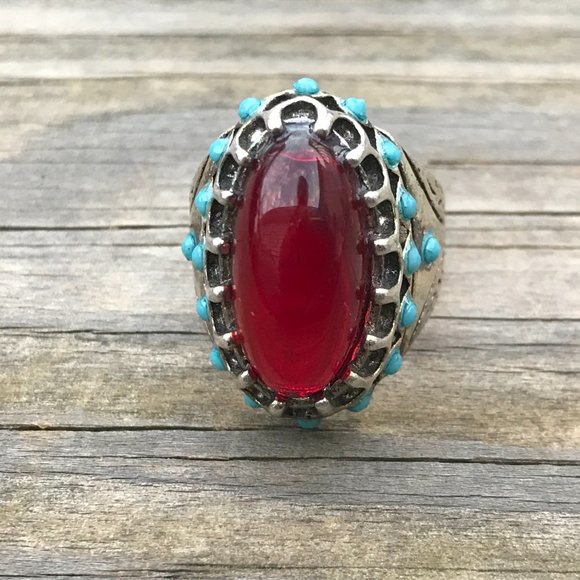 Valentines Day Gift For Him Men Ring Fashion Jewel - Picture 3 of 10